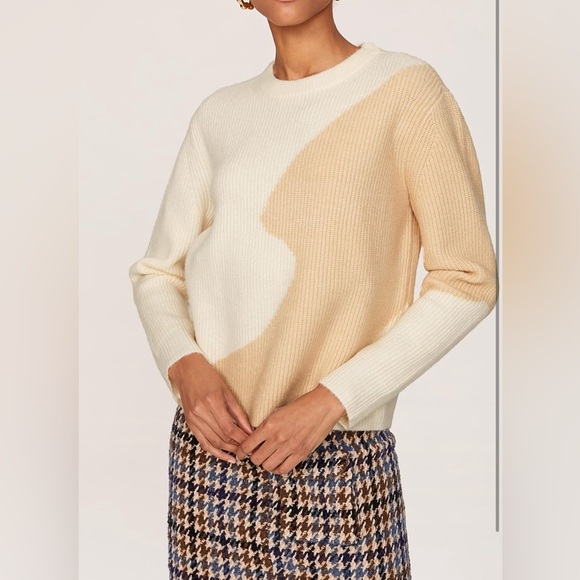 NWOT Derek Lam Ribbed Cashmere Blend Sweater Size Small! - Picture 3 of 3